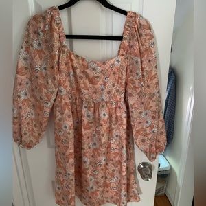 Jcrew Floral Mini Dress